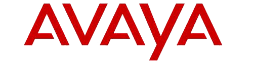 Avanya logo in red with no background