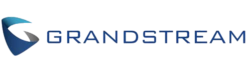 Grand stream logo in blue with no background